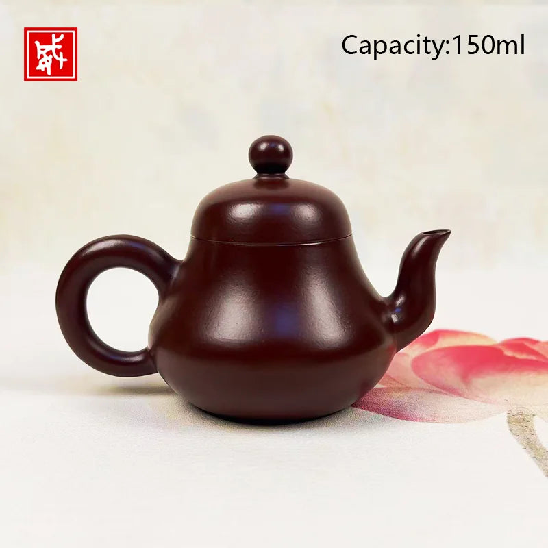 150ml teapot, Yixing teapot, Zisha teapot,  purple clay teapot, kung fu teaset,Chinese teapot, tea filter pot, raw ore clay teap